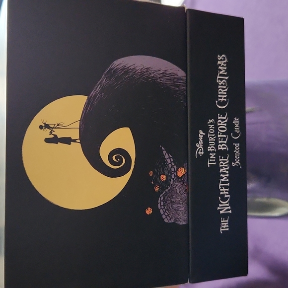 Disney NBC NIGHTMARE BEFORE CHRISTMAS GLASS CANDLE - Picture 5 of 6